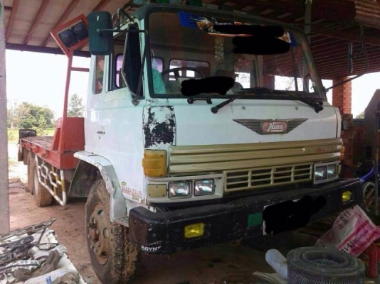 ขายรถบรรทุกสิบล้อเทลเลอร์ HINO FM176 จ้าวอินทรีย์ เครื่อง EH700-168 แรง 2 เพลา ทะเบียนพร้อม