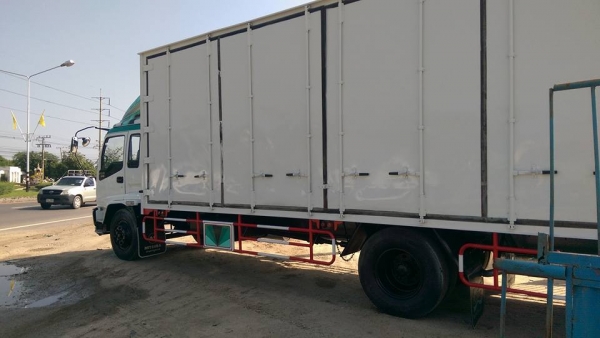 6ล้อเดกก้า 195 แรง ตู้แห้ง10บาน ยาว7.20 ยาง 9 รถห้างแท้ พร้อมใช้งานรถสวยจัด