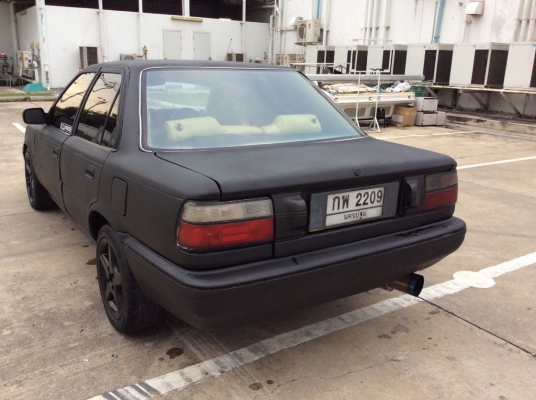 ขายรถโตโยต้า โคโรล่า EE90 ปี91 เครื่องสามห่วงหัวฉีด 1.3 เกียร์ธรรมดา ติดแก๊สLPG ใช้ได้2ระบบ เพาเวอร์ ภายในเบาะหนังแอร์เย็นวิทยุCD ตัวถังสีดำด้านไม่ผุ แม็ก15" ดิสก์4ล้อ เครื่องแน่นวิ่งดีครับ รถขับดีครับ ช่วงล่างใช้ได้เลี้ยวไม่ดัง พร้อมใช้ครับ ขับกลับไ