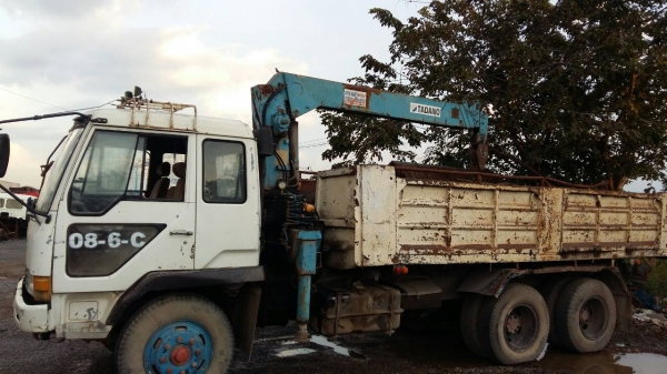 ขายเเล้ว 450,000บ สิบล้อ มิตซู ไอ้หลง FN516 6D15 เครน TANADO 4.5 ตัน สภาพดีเดิมๆพร้อมใช้ ทะเบียนพร้อมโอน ราคา 580,000บ สุดคุ้ม ซื้อรถดั้มแถมเครน 4.50 ตัน