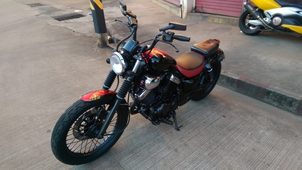 ขายคับ YAMAHA VIRAGO 400cc ระบบเพลา สีสวยพึงทำมาใหม่ ท่อเสียงนุ่มๆ กระจกแต่ง อินวอยส์ สรรพสามิตร สวยๆ คับ ราคา 55000 บาท ส่งได้ทั่วไทยคับ สนใจติดต่อ 081-0578282 FACEBOOK ชาญณรงค์ ป๊อป ชัยอมฤต ไอดีไลน์ POPBIGBIKESAKON คับ คลิปวิดีโอคับ https://www.facebook