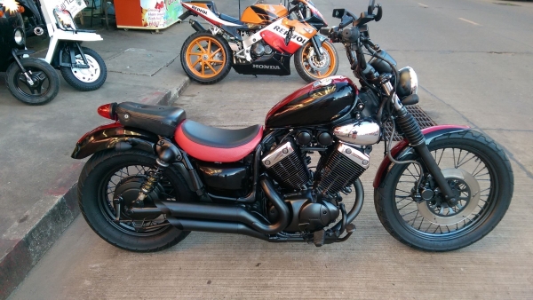 ขายคับ YAMAHA VIRAGO 400cc ระบบเพลา สีสวยพึงทำมาใหม่ ท่อเสียงนุ่มๆ กระจกแต่ง อินวอยส์ สรรพสามิตร สวยๆ คับ ราคา 55000 บาท ส่งได้ทั่วไทยคับ สนใจติดต่อ 081-0578282 FACEBOOK ชาญณรงค์ ป๊อป ชัยอมฤต ไอดีไลน์ POPBIGBIKESAKON คับ คลิปวิดีโอคับ https://www.facebook