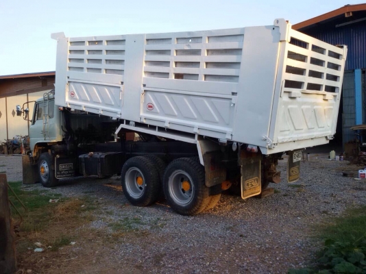 ขายรถบรรทุกสิบล้อดัมพ์ Hino sumo227 เครื่องเดิม EM100-220 แรง 2 เพลา กระบะดัมพ์ มีระบบลากลูก