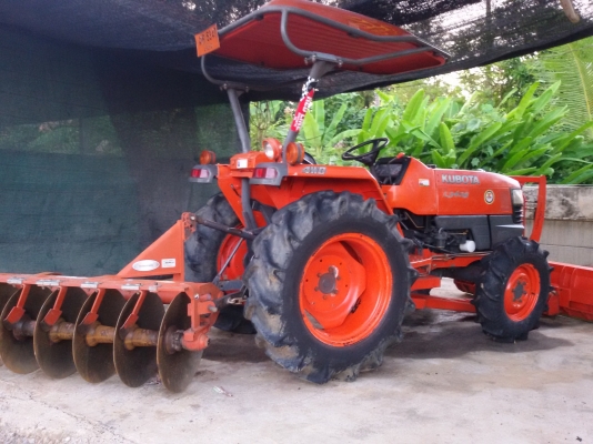 ปัญญาแทรคเตอร์..จัดมาให้ครับ ด่วน!!!คูโบต้า L3408  พร้อมใบมีดคานล่าง พร้อมผาน6&times;22ตราช้าง เล่มทะเบียนพร้อม จัดส่ง จ.นครราชสีมา
