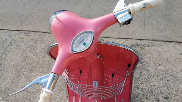 ขาย vespa 64 อินเดีย สีชมพูมุก จัดทรง อิตารี no book เครื่อง px ยิงทรายทั้งลูก เครื่องผ่าใหม่ ประกอบใหม่สวยๆเลยครับ พร้อมขี่กลับเลยครับ เอกสารอินวอย ราคา 52,500 บาทครับ สนใจติดต่อ 0826336557 โป้ง รับเทรินทุกรุ่นครับ.