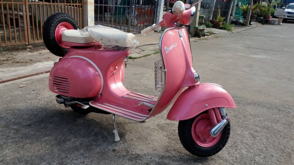 ขาย vespa 64 อินเดีย สีชมพูมุก จัดทรง อิตารี no book เครื่อง px ยิงทรายทั้งลูก เครื่องผ่าใหม่ ประกอบใหม่สวยๆเลยครับ พร้อมขี่กลับเลยครับ เอกสารอินวอย ราคา 52,500 บาทครับ สนใจติดต่อ 0826336557 โป้ง รับเทรินทุกรุ่นครับ.