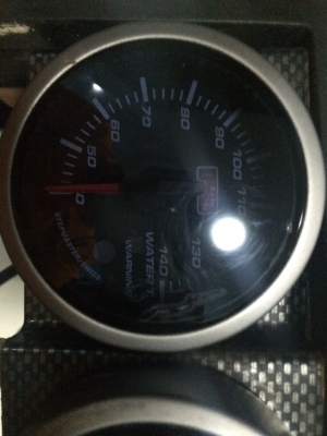 ชุดเกจวัด AUTOGAUGE แท้ หน้าดำ ไฟ2สี ขาว แดง พร้อมสายลิ้งค์ WATER OIL.T OIL.P พร้อมที่ว่างหน้า2ดิน มือ2 ญี่ปุ่น  Line:Mcballza