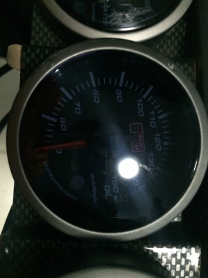 ชุดเกจวัด AUTOGAUGE แท้ หน้าดำ ไฟ2สี ขาว แดง พร้อมสายลิ้งค์ WATER OIL.T OIL.P พร้อมที่ว่างหน้า2ดิน มือ2 ญี่ปุ่น  Line:Mcballza