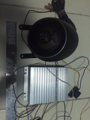 ชุดลำโพง CENTER Alpine MXE-350 ลำโพงเซ็นเตอร์ขนาดใหญ่ เสียงดีมากๆๆ พร้อมเพาเวอร์ 1CH ตรงรุ่น มือ2 ญี่ปุ่น