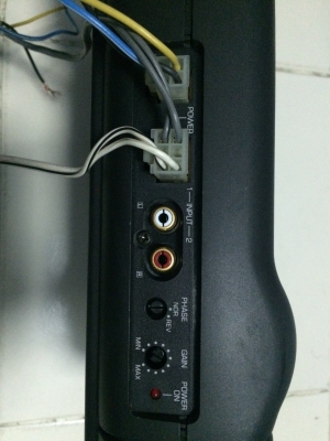 SUB BOX ใต้เบาะ ADDZEST PSW-120 ดอก4นิ้ว เพาเวอร์ในตัว50W เสียงเบสนุ่น แน่น Made in Japan มือ2 ญี่ปุ่น