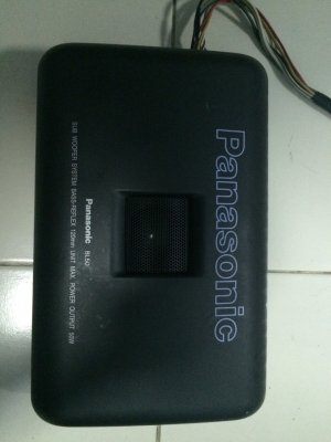 SUB BOX ใต้เบาะ PANASONIC BL50 ดอก4นิ้ว เพาเวอร์ในตัว50W เสียงเบสนุ่ม แน่น Made in Japan มือ2 ญี่ปุ่น  Line:Mcballza