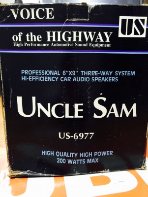 ขายลำโพง 6x9 UNCLE SAM รุ่น US-6977 ของใหม่เก่าเก็บ ขายลำโพง 6x9 UNCLE SAM รุ่น US-6977 ของใหม่เก่าเก็บ