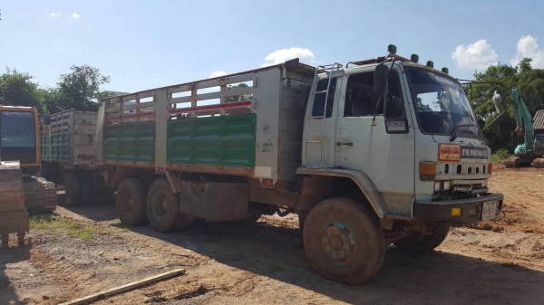 ขายรถพ่วง ดั้มแม่-ลูก ISUZU ROCKY 240 คัสซีสวยตลอดเส้น เครื่องเดิม เกียร์เดิม Easton ช่วงล่างดี เบรคทิฟฟี่ ทะเบียนพร้อมโอนครับ