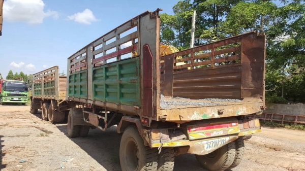 ขายรถพ่วง ดั้มแม่-ลูก ISUZU ROCKY 240 คัสซีสวยตลอดเส้น เครื่องเดิม เกียร์เดิม Easton ช่วงล่างดี เบรคทิฟฟี่ ทะเบียนพร้อมโอนครับ ขายรถพ่วง ดั้มแม่-ลูก ISUZU ROCKY 240 คัสซีสวยตลอดเส้น เครื่องเดิม เกียร์เดิม Easton ช่วงล่างดี เบรคทิฟฟี่ ทะเบียนพร้อมโอนครับ