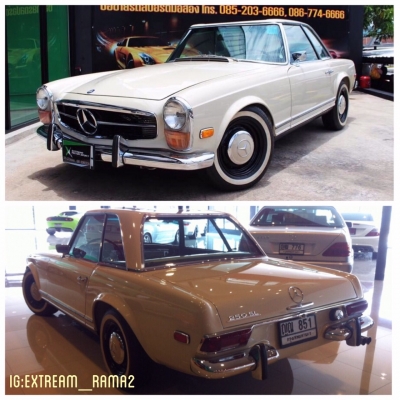 ‼️หนึ่งในรถคลาสสิคที่หาอยากสุดๆ‼️ .  ขาย Mercedes Benz 250 SL Pagoda ตัวรถปี 1968 หนึ่งในรถที่หาอยากสุดๆ กับสภาพเก็บรายละเอียดใหม่แล้วทั้งหมดใช้เวลาเกือบ 3 ปี เครื่องเดิมเซอร์วิทย์ใหม่ทั้งระบบ สภาพครบๆ สวยๆ แบบนี้หายากสุดๆ สวยมีเสนห์ แอร์เย็น ขับใช้งานได้