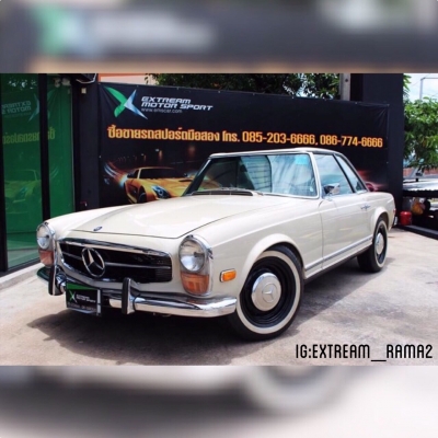 ‼️หนึ่งในรถคลาสสิคที่หาอยากสุดๆ‼️ .  ขาย Mercedes Benz 250 SL Pagoda ตัวรถปี 1968 หนึ่งในรถที่หาอยากสุดๆ กับสภาพเก็บรายละเอียดใหม่แล้วทั้งหมดใช้เวลาเกือบ 3 ปี เครื่องเดิมเซอร์วิทย์ใหม่ทั้งระบบ สภาพครบๆ สวยๆ แบบนี้หายากสุดๆ สวยมีเสนห์ แอร์เย็น ขับใช้งานได้