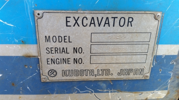 ขายด่วนรถเเม็คโครคูโบต้า KH-55แทคเหล็กเทียบเท่า PC30เคื่องคูโบต้า3สูบเก่าญี่ปุ่นแท้ไม่เคยใช้งานเมืองไทยเลยส่งให้ฟรีๆ