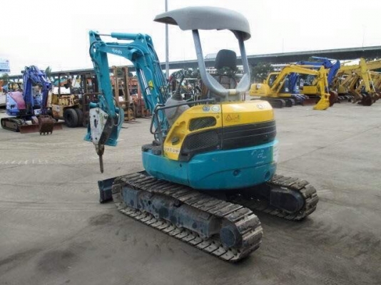 ขายสุดยอดรถขุด KUBOTA U30-3S รถเก่านอกแท้ 100\% หัวกระแทก พร้อมบุ้งกี๋ (มีระบบออโต้คันเร่งไฟฟ้า) รถพร้อมใช้งาน เอกสารอินวอยพร้อมจดทะเบียน