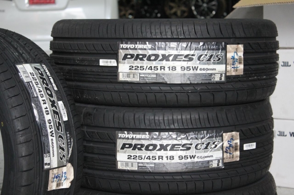 ยาง TOYO PROXES C1S 225/45R18 เส้นละ 3,500 บาท