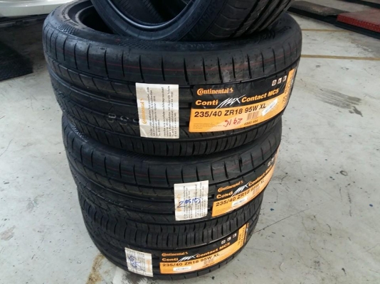 ยาง Continental MC5 235/40R18 เส้นละ 3,700 บาท