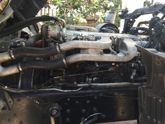 ฝากขาย HINO MEGA 320 ยูโรทู รถพ่วง 18 ล้อ กระบะเหล็กคอกสูง ไม่ดั้ม แม่ยาว 6.20เมตร ลูกพ่วงยาว 6.40เมตร