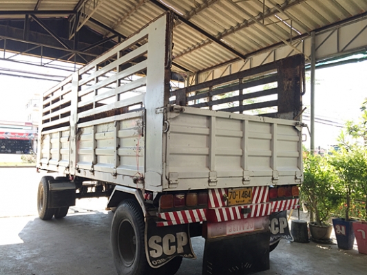 ฝากขาย HINO MEGA 320 ยูโรทู รถพ่วง 18 ล้อ กระบะเหล็กคอกสูง ไม่ดั้ม แม่ยาว 6.20เมตร ลูกพ่วงยาว 6.40เมตร