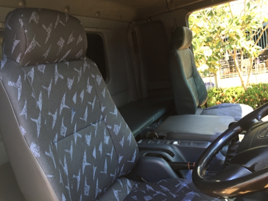 ฝากขาย HINO MEGA 320 ยูโรทู รถพ่วง 18 ล้อ กระบะเหล็กคอกสูง ไม่ดั้ม แม่ยาว 6.20เมตร ลูกพ่วงยาว 6.40เมตร