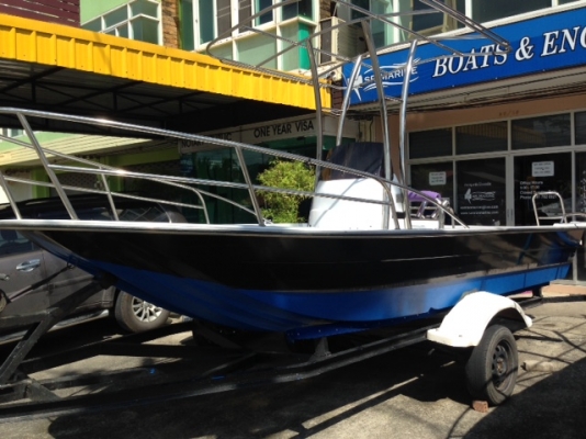 ขายเรือไฟเบอร์18ฟุตพร้อมเทลเลอร์ ไม่มีเครื่อง