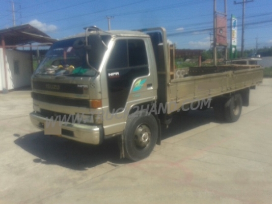 รถบรรทุก 6 ล้อ ISUZU NPR กระบะคาร์โก้ ปีจดทะเบียน 2539 4 สูบ 135 แรงม้า