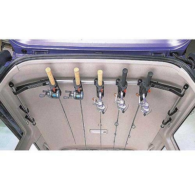 ขาจับคันเบ็ดตกปลาในรถ