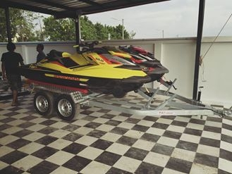 เทรลเลอร์คู่ 2 เพลา บาลานซ์เลื่อน จาก PNT เทรลเลอร์ 093-9895964