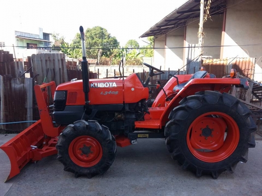คูโบต้า L3408 4 WD พร้อมใบมีดดันหน้า ...