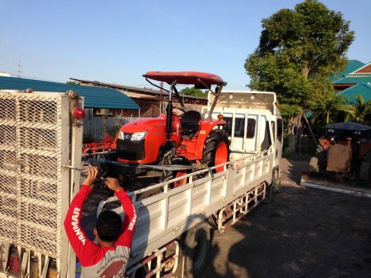 คูโบต้า L3608 4 WD ใบมีดตราช้าง ผาน 6 ตราช้าง..รถไร่แน่นๆ