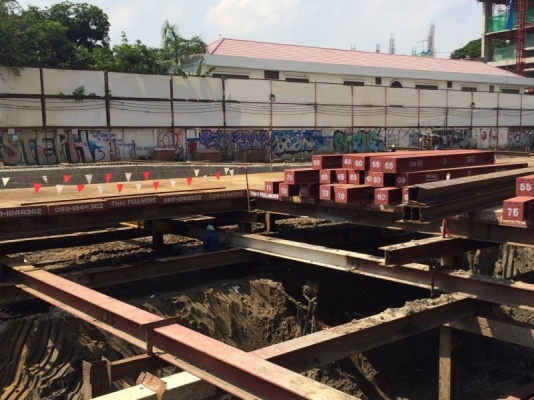 รับงาน ตอก-ถอน sheet pile , เช่า-ขาย แบคโฮ ไวโบร