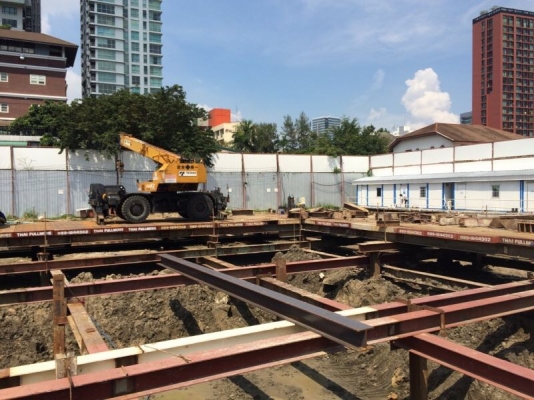 รับงาน ตอก-ถอน sheet pile , เช่า-ขาย แบคโฮ ไวโบร