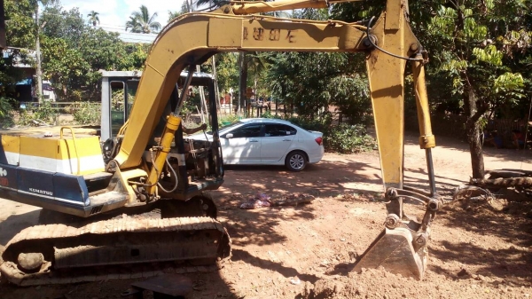 KOMATZU pc 60-5 เครื่องเดิมปั้มเดิม เอกสารซื้อขาย ทำงานเร็วเอวแน่น