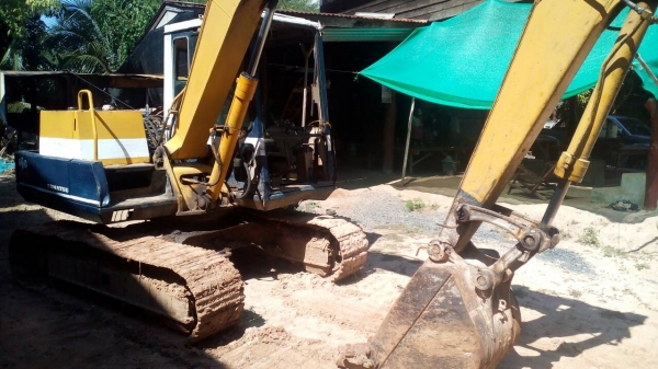 KOMATZU pc 60-5 เครื่องเดิมปั้มเดิม เอกสารซื้อขาย ทำงานเร็วเอวแน่น