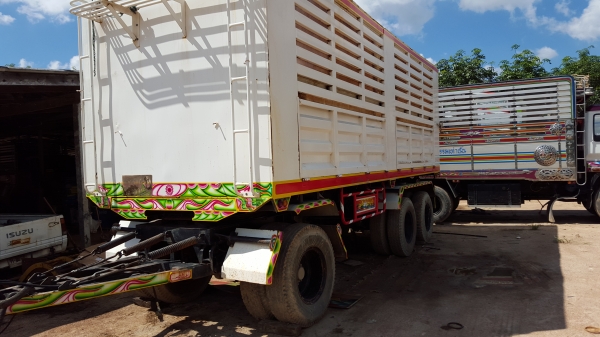 ขายลูกพ่วง3เพลาแท้ ดั้ม