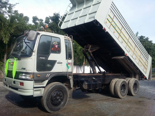 ขายรถบรรทุก 10 ล้อดัมพ์ HINO FM3M 240 แรงม้า มีระบบลากพ่วง ราคา 950000