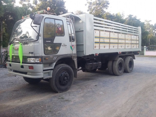 ขายรถบรรทุก 10 ล้อดัมพ์ HINO FM3M 240 แรงม้า มีระบบลากพ่วง ราคา 950000