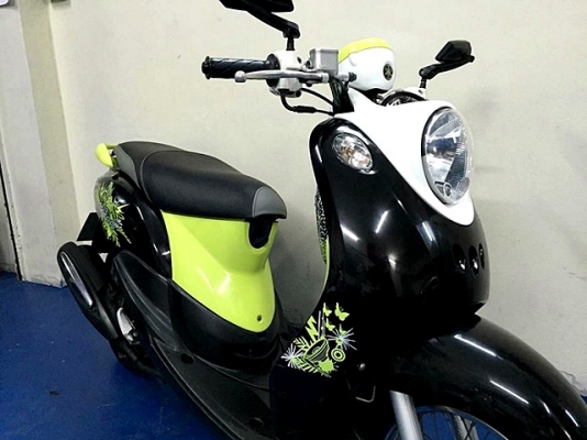 Fino ลายแฟร์ชั่น สีดำขาวเขียว รถ ปี54ไมล์หมื่นโล ยางใหม่ หน้าหลัง สภาพสวย พร้อมใช้ แถม 3 รายการ