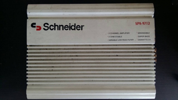 ขายแอมป์ Schneider spa-9712 แอมป์ 2ch ขับซับ