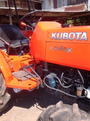 แทรกเตอร์คูโบต้า 3408 สภาพดีพร้อมใช้งานแถมโรตารี่ให้ด้วย