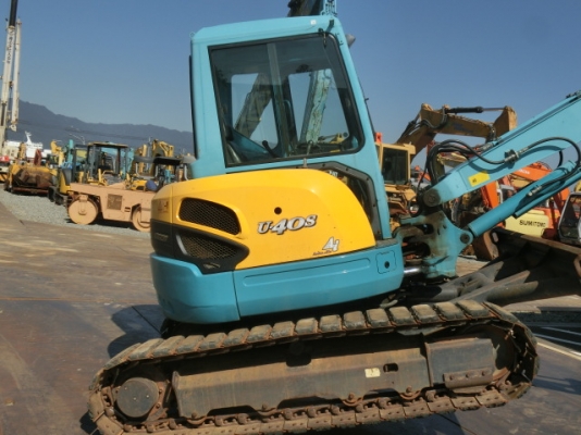 Kubota U40-3S Super เก่าญี่ปุ่น ปี2006 ตู้เก๋ง แทรคเหล็กหุ้มก้อนยาง