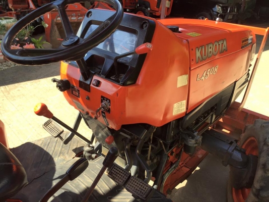 ขายรถไถKubota L4508 (4WD) พร้อมใบมีดหน้าและผานพรวนช้าง รถไร่ สีเดิมพร้อมใช้งาน ขายรถไถKubota L4508 (4WD) พร้อมใบมีดหน้าและผานพรวนช้าง รถไร่ สีเดิมพร้อมใช้งาน