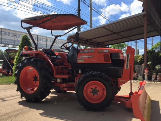 ขายรถไถKubota L3408 DI (4WD) พร้อมใบมีดหน้าและผานพรวน รถพร้อมใช้งาน