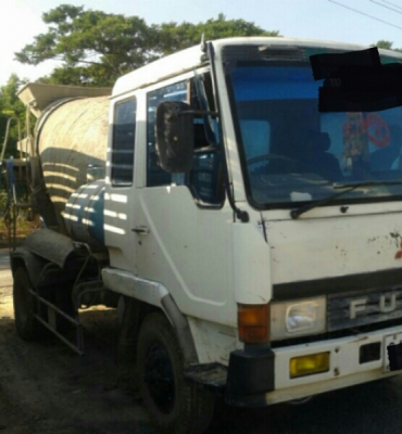 รถหกล้อ มิตซู FUSO 6D16-195 โม่ปูน3คิว ยาง900 สภาพดีสวยบางเดิมพร้อมใช้งาน เอกสารอินวอยล์มีครบ ครับ