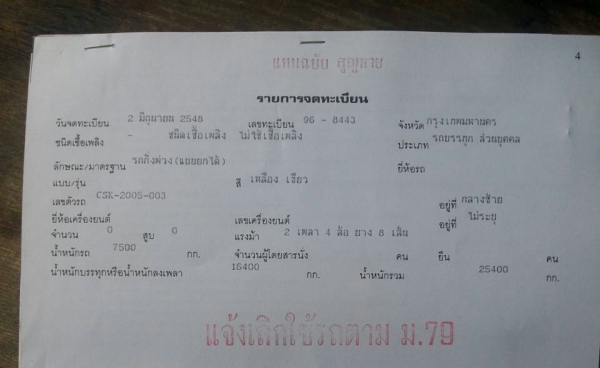 ขาย เทนเลอร์ SCK ดั้ม 2เพา ยาว 8.50ม สภาพดีสวยเดิมไม่เคยล้ม ทะเบียนพร้อมโอน