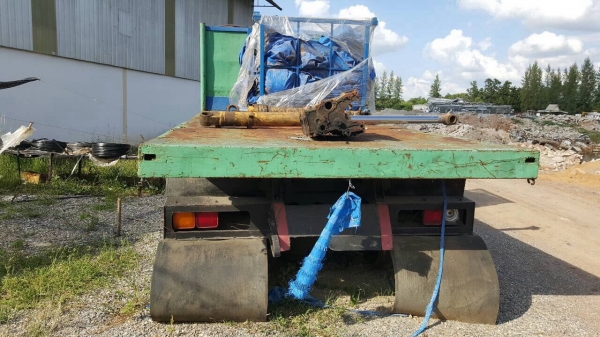 จองแล้วครับ ขายตามสภาพ 10 ล้อดั้มไอ้หลง FN527M-A สาแหรกเฉียง เครื่อง 6D16 195 แรงม้า ไม่มีเกียร์ ชุดดั้มครบ ไม่มีเล่มทะเบียน