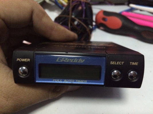 GREDDY FULL AUTO TIMER ของแท้ ตั้งเวลาดับเครื่อง วัดVolt วัดSpeed มือ2 ญี่ปุ่น